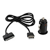 Dual USB Car Charger with Cable for iPad,  iPhone and iPod (Black)