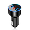 Dual USB Car Charger With LED Display Universal Mobile Phone Car-Charger for Xiaomi Samsung S8 iPhone 6 6s 7 8 Plus Tablet