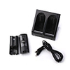 Dual USB Charging Stand/Station/Dock Battery Pack for Wii Remote (Black)