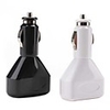 Dual USB Port Car Charger for iPhone,  iPad,  iPod and Other Cell Phones (2A Output)