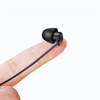 DUDAO X5S Soft Silicone Sleep Earbuds Insensitive Headphones 3.5mm Audio Jack Ergonomic Design for Side Sleeper Snoring Air Travel Relaxation