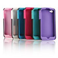 Dull Polished Silicon Case for iPhone 4 (5 Pack, Random Colors)