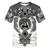 duolifu unisex 3d printed cool vikings tattoo norse mythology blouse t-shirt tops, fenrir wolf, s miniinthebox