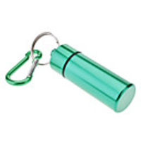 Durable Aluminum Alloy Medicine Bottle with Hook(Assorted Colors)