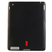 Durable Protective Silicone Case Skin Cover for Apple iPad 2 2nd Gen (Black)