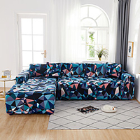 Dustproof All-powerful Slipcovers Stretch L Shape Sofa Cover Super Soft Fabric Couch Cover Sofa Furniture Protector With One Free Boster Case miniinthebox