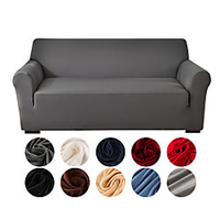 Dustproof All-powerful Slipcovers Stretch Sofa Cover Super Soft Fabric Couch Cover With One Free Boster Case(Chair/Love Seat/3 Seats/4 Seats) miniinthebox