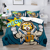 Duvet Cover Set CAT 2/3 Piece Bedding Set with 1 or 2 Pillowcase For Kids Teens Adults Bedroom Astronaut sky (Single Twin only 1pcs) miniinthebox
