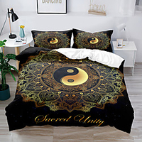 Duvet Cover Set Yin Yang Tai Chi 2/3 Piece Bedding Set with 1 or 2 Pillowcase(Single Twin only 1pcs) miniinthebox