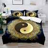 Duvet Cover Set Yin Yang Tai Chi 2/3 Piece Bedding Set with 1 or 2 Pillowcase(Single Twin only 1pcs) miniinthebox