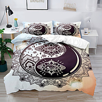 Duvet Cover Set Yin Yang Tai Chi 2/3 Piece Bedding Set with 1 or 2 Pillowcase(Single Twin only 1pcs) miniinthebox