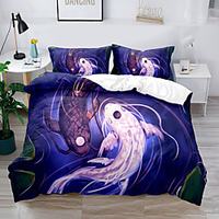 Duvet Cover Set Yin Yang Tai Chi Fish animal 2/3 Piece Bedding Set with 1 or 2 Pillowcase(Single Twin only 1pcs) miniinthebox