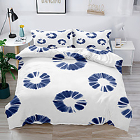 Duvet Cover Set 2/3 Piece Bedding Set with 1 or 2 Pillowcase Soft Microfiber For Kids Teens Adults Bedroom Rainbow Ikat/Tie-dye Twin Single 1Pillowcase miniinthebox