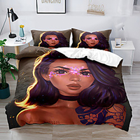 Duvet Cover Set 2/3 Piece Bedding Set with 1 or 2 Pillowcase(Single Twin only 1pcs) For Kids gife African women National style miniinthebox