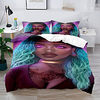 Duvet Cover Set 2/3 Piece Bedding Set with 1 or 2 Pillowcase(Single Twin only 1pcs)National style African women For Kids gife miniinthebox