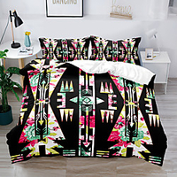 Duvet Cover Set Ethnic Bohemian Flower National style 2/3 Piece Bedding Set with 1 or 2 Pillowcase(Single Twin only 1pcs) miniinthebox