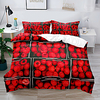 Duvet Cover Set fruit 2/3 Piece Bedding Set with 1 or 2 Pillowcase(Single Twin only 1pcs) Summer ice cream pizza miniinthebox