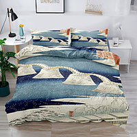 Duvet Cover Set Japanese art Painting National style 2/3 Piece Bedding Set with 1 or 2 Pillowcase(Single Twin only 1pcs) miniinthebox