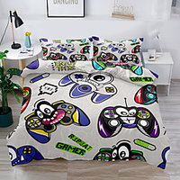 Duvet Cover Set Kid gife Play GAME Boy gife 2/3 Piece Bedding Set with 1 or 2 Pillowcase(Single Twin only 1pcs) miniinthebox
