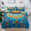 Duvet Cover Set Multicolor Ethnic Bohemian Flower National style 2/3 Piece Bedding Set with 1 or 2 Pillowcase(Single Twin only 1pcs) miniinthebox