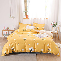 Duvet Cover Sets 3 Piece Rayon / Polyester Floral / Botanical Rainbow Reactive Print Bohemian Style miniinthebox