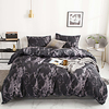 Duvet Cover Sets 3 Piece Rayon / Polyester Floral / Botanical Rainbow Reactive Print Bohemian Style miniinthebox