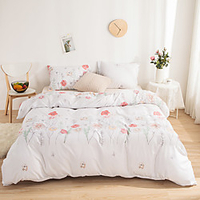 Duvet Cover Sets 3 Piece Rayon / Polyester Floral / Botanical Rainbow Reactive Print Bohemian Style miniinthebox