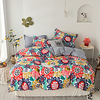 Duvet Cover Sets 3 Piece Rayon / Polyester Floral / Botanical Rainbow Reactive Print Bohemian Style miniinthebox