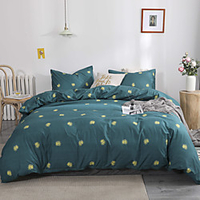 Duvet Cover Sets 3 Piece Rayon / Polyester Floral / Botanical Rainbow Reactive Print Bohemian Style miniinthebox