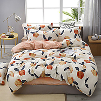 Duvet Cover Sets 3 Piece Rayon / Polyester Floral / Botanical Rainbow Reactive Print Bohemian Style miniinthebox