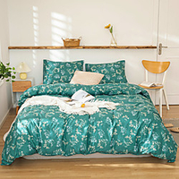 Duvet Cover Sets 3 Piece Rayon / Polyester Floral / Botanical Rainbow Reactive Print Bohemian Style miniinthebox