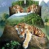 Duvet Cover Sets Animal Poly / Cotton Printed 4 PieceBedding Sets