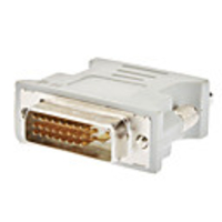 DVI 241 Male to VGA Female Adapter White