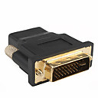 DVI/M 24 1 to HDMI/F 45p Adapter (Black)