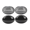 Dynamic Flowing LED Side Marker Indicator Repeater Lights Lamps Amber 2PCS for Alfa Fiat Ford Lancia Maserati