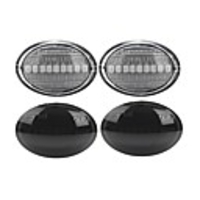 Dynamic Flowing LED Side Marker Indicator Repeater Lights Lamps Amber 2PCS for Alfa Fiat Ford Lancia Maserati