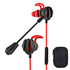 Dynamic In-Ear Wired Earphones Gaming Headsets with Dual Micwith Portable Earphone Bags