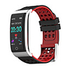 E08 Unisex Smart Wristbands Bluetooth Heart Rate Monitor Blood Pressure Measurement Sports Calories Burned Long Standby ECGPPG Pedometer Call Reminder Sleep Tracker Sedentary Reminder