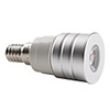 E14 270LM 1 3W 6000-6500K LED White Light Bulb (85-265V,  3W)