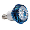 E14 3 1W 3-LED 270LM 6000-6500K White Light Bulb (85-265V)