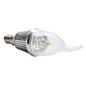 E14 3-LED 270-300Lm 3000K Warm White Light Bulb (220V,  3W)