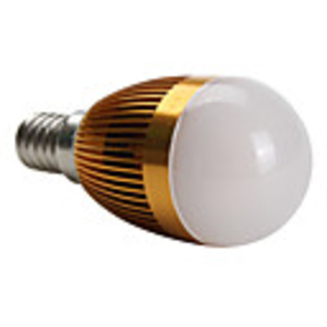 E14 3-LED 3W 270-300 Lm Warm White Light Bulb (220V,  3000K)