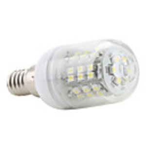 E14 3528 SMD 48-LED 150Lm White Light Bulb (3W,  230V)