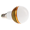 E14 3W 240-270LM 3000-3500K Warm White Light Golden Shell LED Ball Bulb (85-265V)