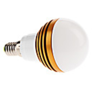 E14 3W 240-270LM 3000-3500K Warm White Light Golden Shell LED Ball Bulb (85-265V)