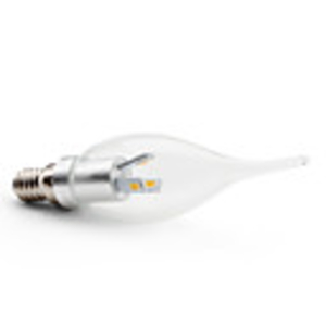 E14 3W 250-280LM 3000-3500K Warm White Light LED Candle Bulb (220-240V)