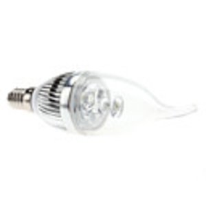 E14 3W 270-290LM 6000-6500K Natural White Light LED Candle Bulb (85-265V)