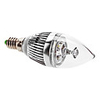 E14 3W 270-300LM 6000-6500K Natural White Light LED Candle Bulb (220-240V)