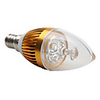 E14 3W 3-LED 270-300Lm 3000K Warm White Light Bulb 220V