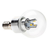 E14 3W 300-400LM 6000-6500K Natural White LED Ball Bulb (85-265V)